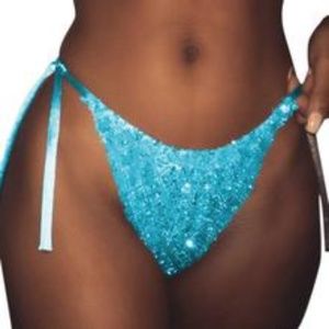 Women Sequin G-string Briefs Panties Seamless Thon